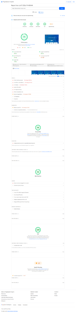 screencapture pagespeed web dev analysis https futurescholar clovynx com ihxnqauk09 2026 07 17 09 16 30